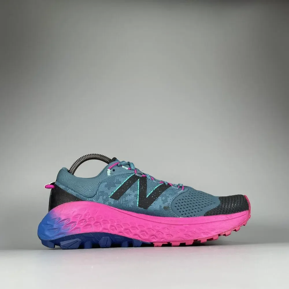 New Balance Fresh Foam More Trail V1 Women's 10.5 Blue Pink Running Shoe Sneaker